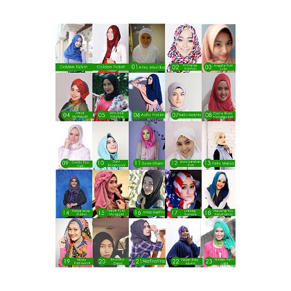 Ini Cara Voting Online dan SMS 50 Semi Finalis Sunsilk Hijab Hunt 2015